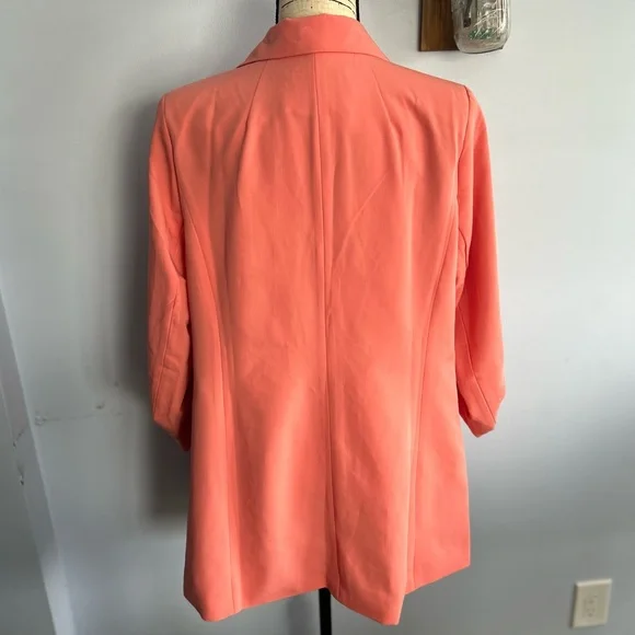 Eloquii Coral Blazer - Picture 6 of 16